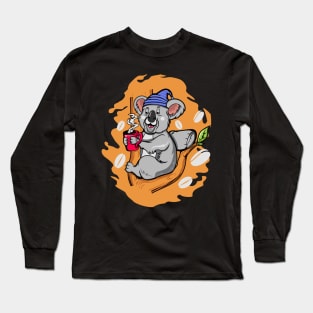 Koala Coffee Long Sleeve T-Shirt